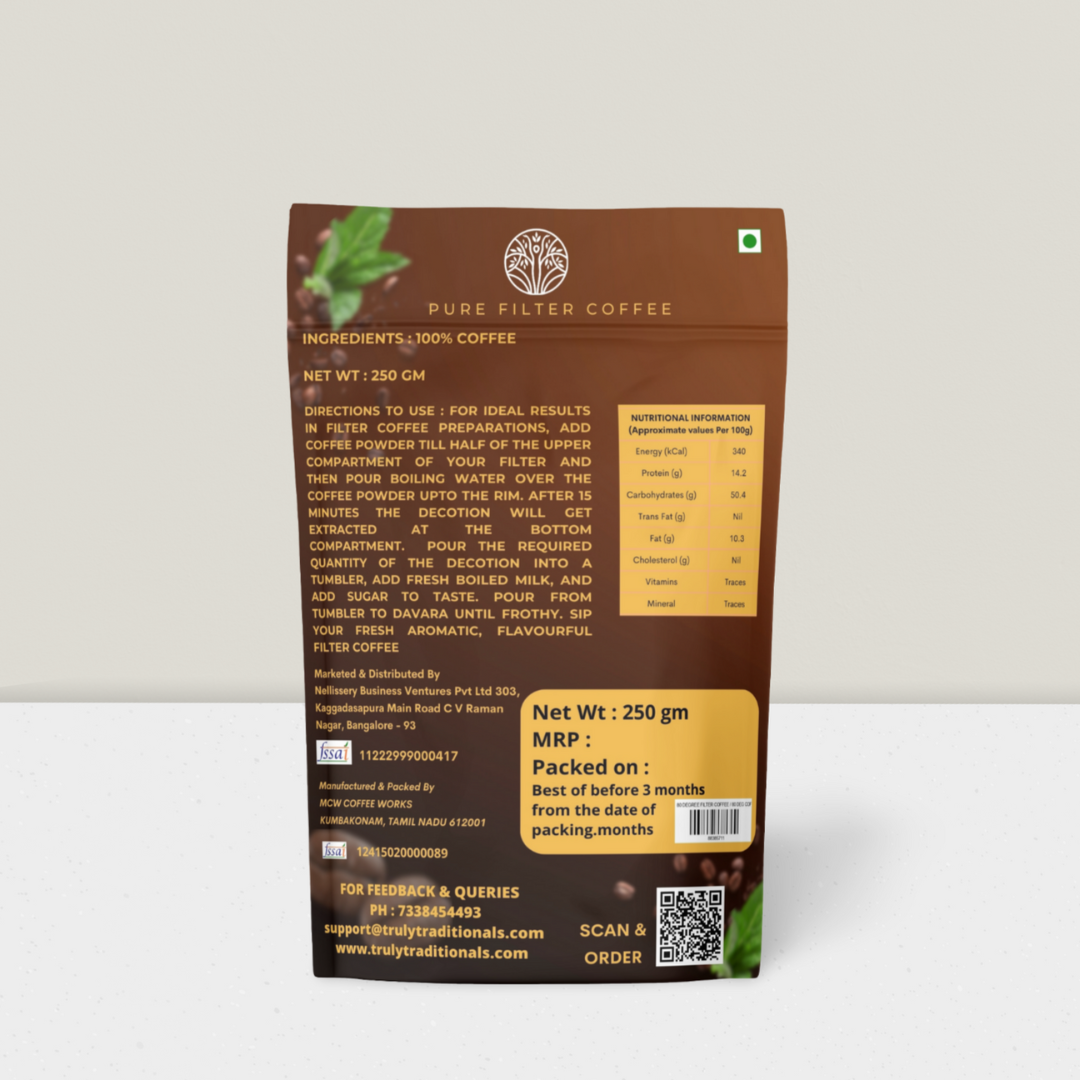 PURE - KUMBAKONAM DEGREE COFFEE - PURE COFFEE - NO CHICORY