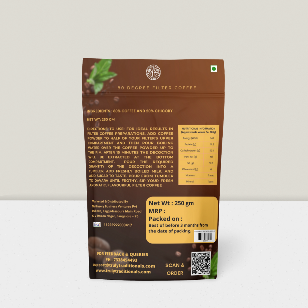 80:20 - KUMBAKONAM DEGREE COFFEE FILTER COFFEE