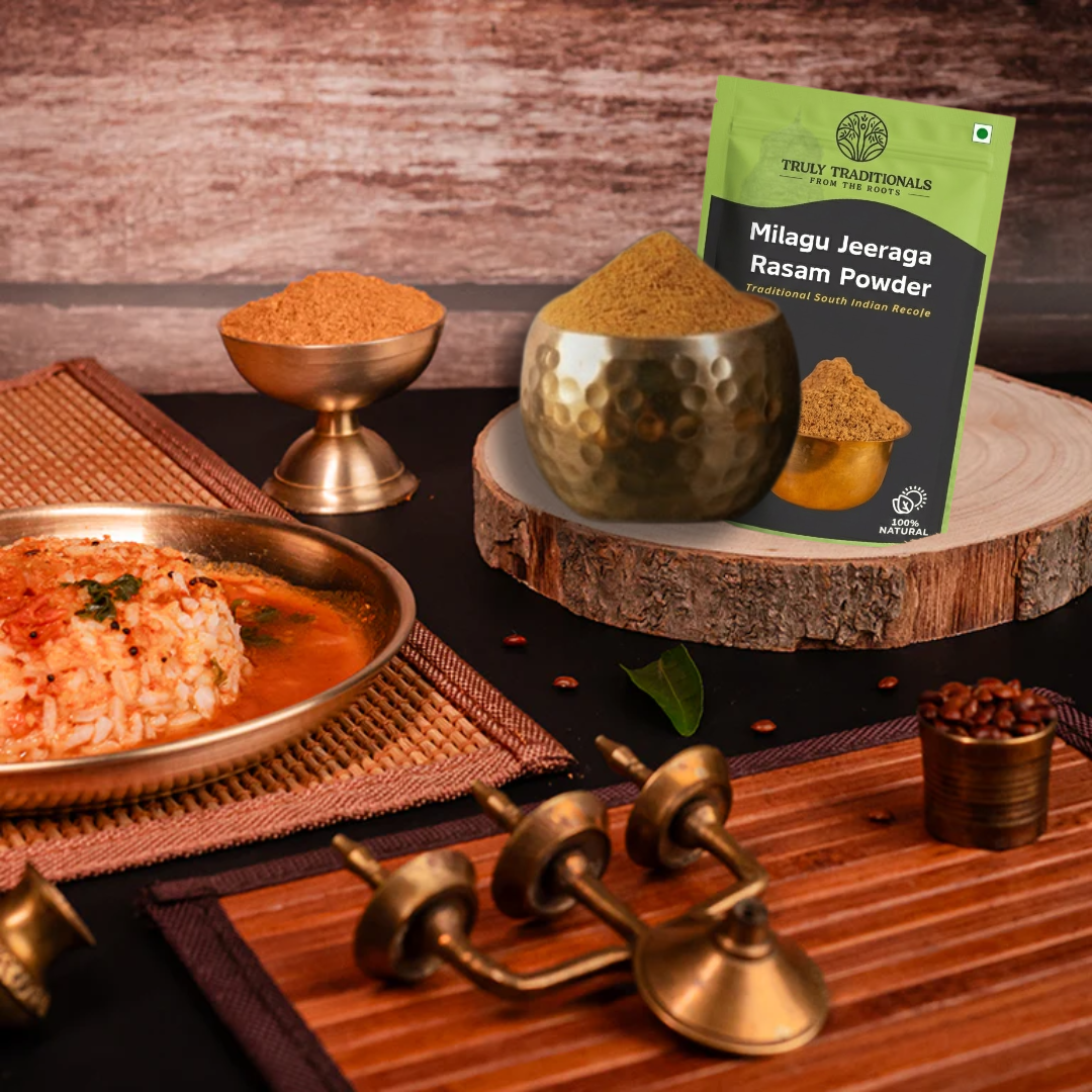 MILAGU JEERAGA RASAM PODI (PEPPER JEERA RASAM POWDER)